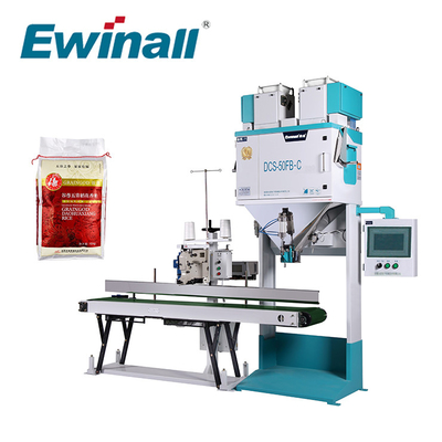 Máy Đóng Gói Gạo Bằng Tay Tự Động Ewinall DCS-50FB-C 5kg 10kg 15kg 25kg