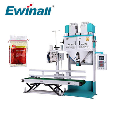 Máy đóng gói gạo ngũ cốc màn hình màu DCS-15FB2 Ewinall 2.5kg - 15 Kg