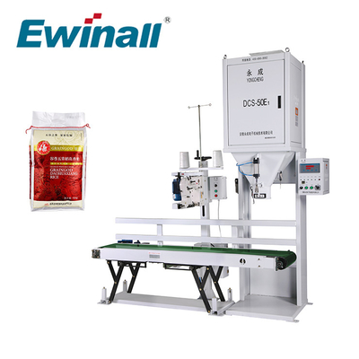 Dễ Dàng Sử Dụng Máy Đóng Gói Gạo 25kg 50kg DCS-50E1 Ewinall
