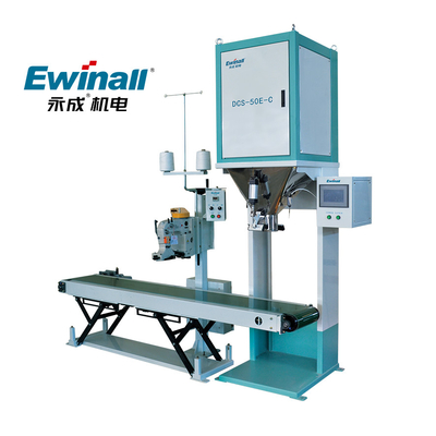 Máy Đóng Gói Định Lượng DCS-50E-C, Thích Hợp Cho Gạo, Đậu Xanh, Đậu Nành, Thức Ăn Gia súc, Hạt Nhựa, v.v.