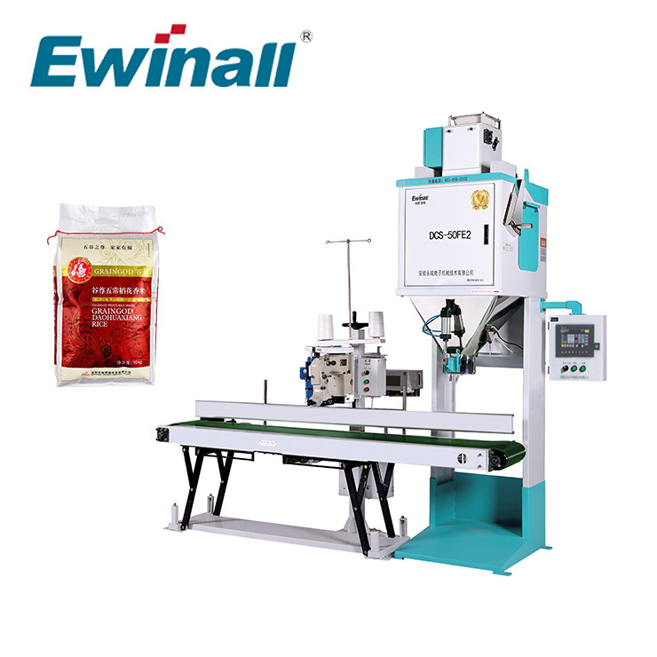 DCS-50FE2 Máy đóng gói gạo tự động tuyệt vời CE Quy mô đóng gói đậu May ổn định