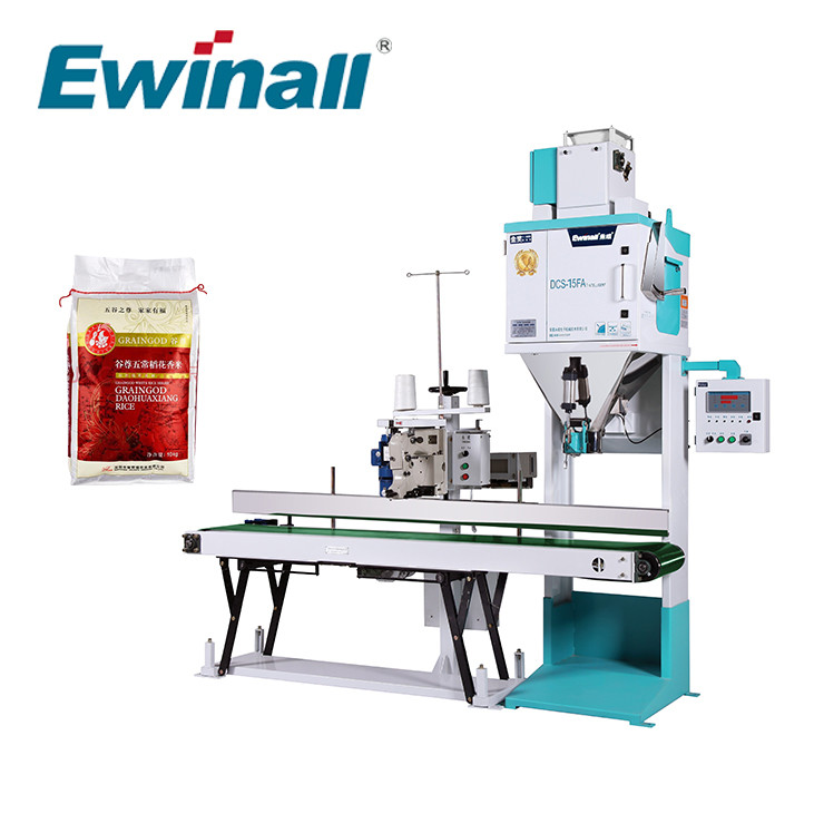 Máy Đóng Gói Gạo Túi Nhựa Heat Seal 2.5 Kg - 15 Kg DCS-15FA1 Ewinall