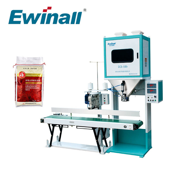 Máy Đóng Gói Cối Xay Gạo Sử Dụng Tốt Thời Gian Dài DCS-50B1 Ewinall 5-25kg