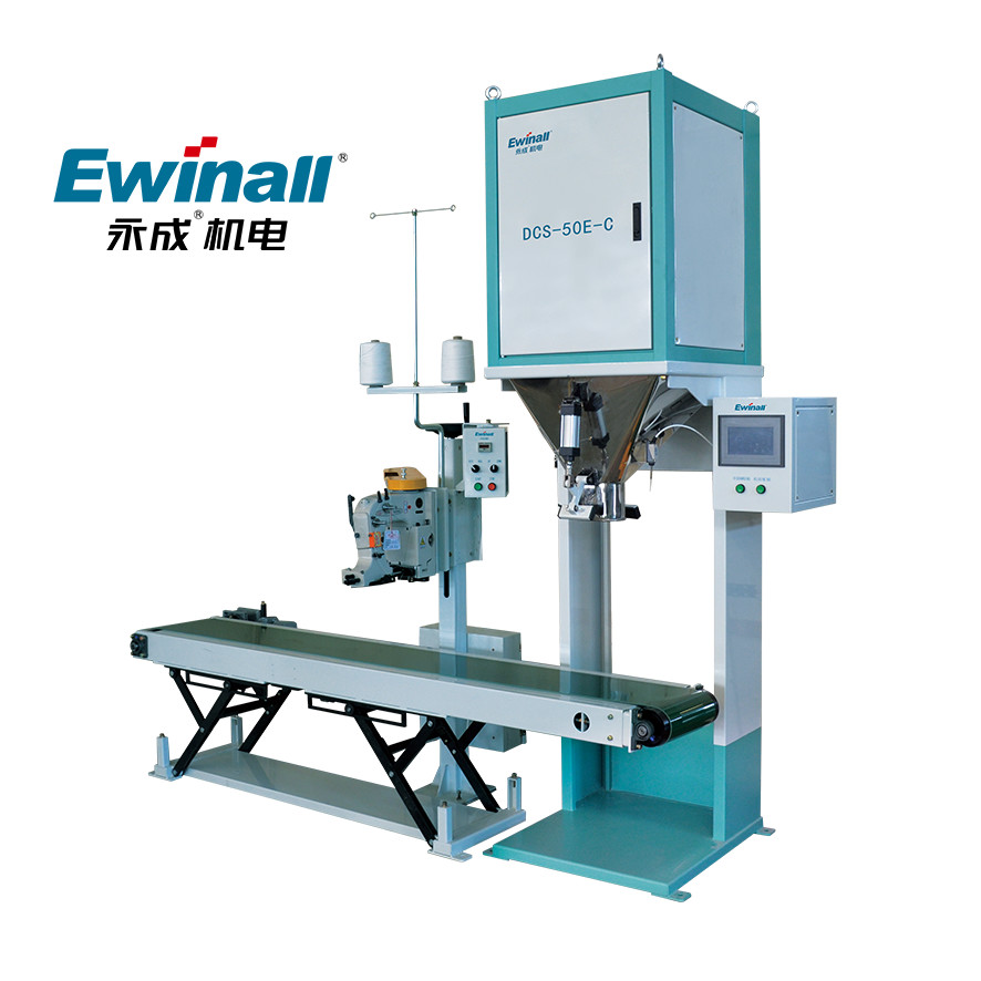 Máy Đóng Gói Định Lượng DCS-50E-C, Thích Hợp Cho Gạo, Đậu Xanh, Đậu Nành, Thức Ăn Gia súc, Hạt Nhựa, v.v.