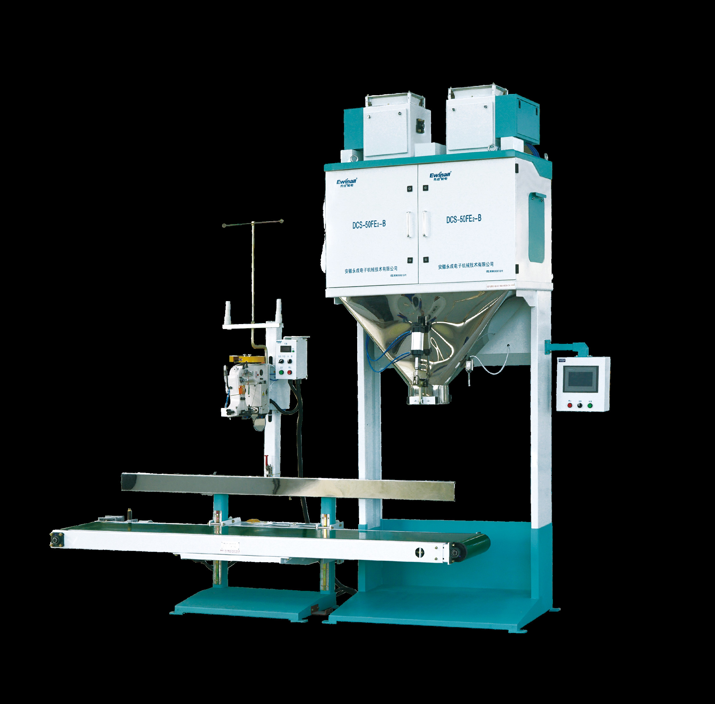 Máy đóng gói đậu định lượng PLC Ewinall Auto Lifting 10g